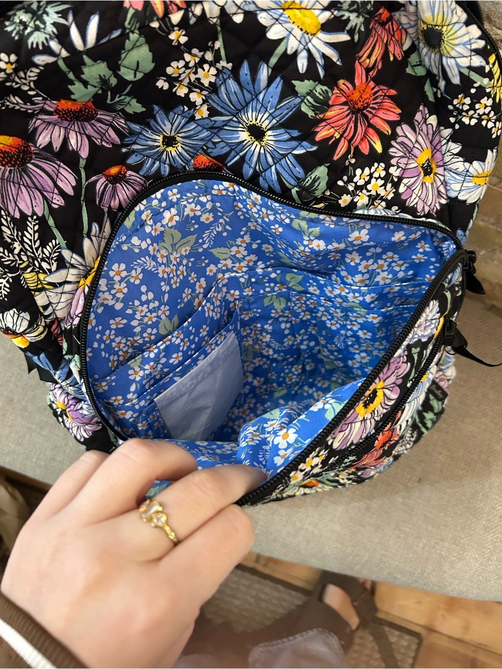 NWT Vera Bradley Campus Backpack - Picture 7 of 10
